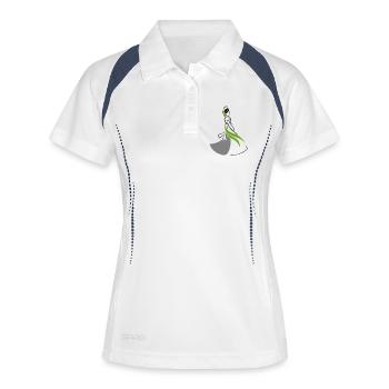 SERBSKA NJEWJESTA - Polo respirant Femme - blanc/marine - Devant