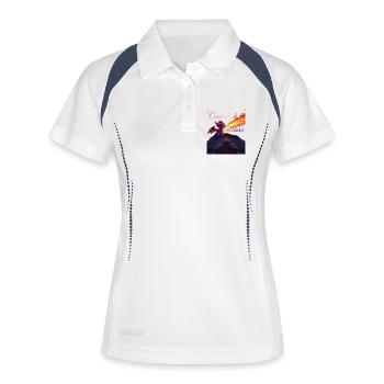 Cute&Deadly Dragon - Women's Polo breathable - white/navy - Front