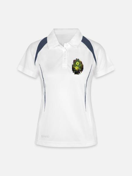 take your pills - Women's Polo breathable - white/navy