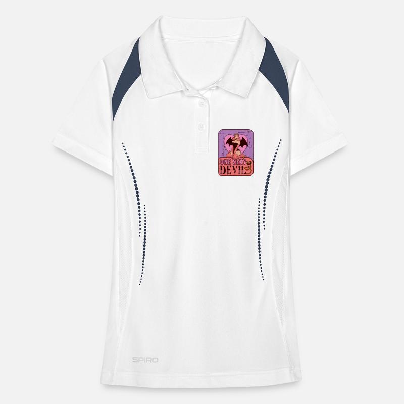Sexy devil Women's Polo breathable
