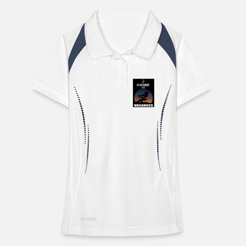 I will be on vacation Women's Polo breathable