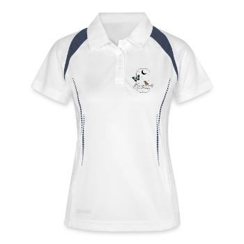 Butterflies Under Moonlight - Women's Polo breathable - white/navy - Front