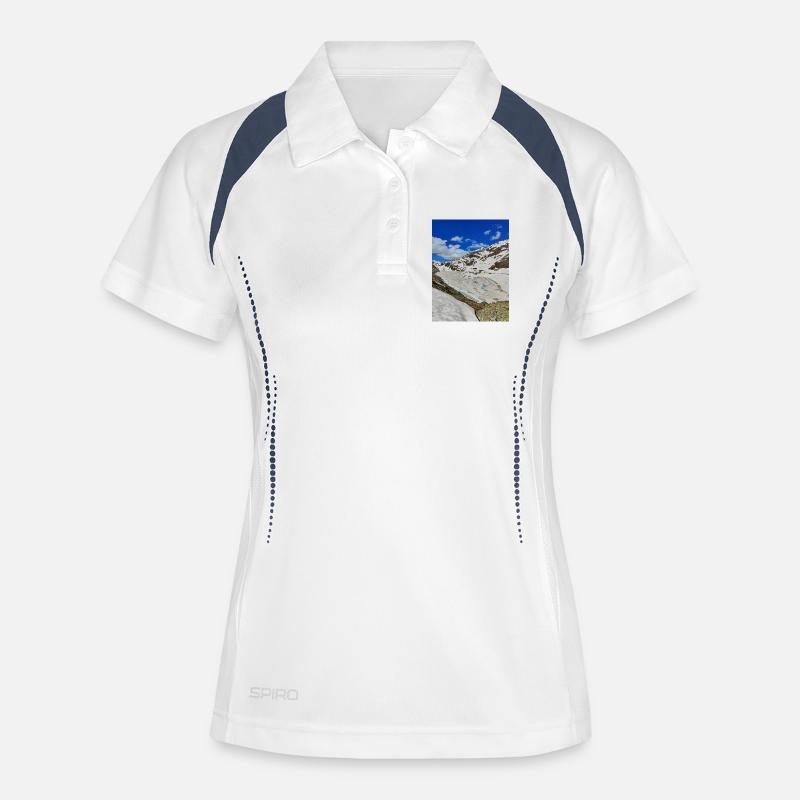 Lac Blanc June 2024 - Women's Polo breathable - white/navy