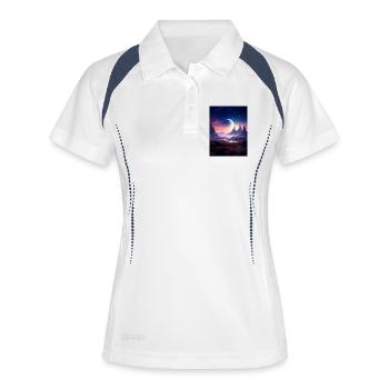 Fantasy Planet Mystery - Women's Polo breathable - white/navy - Front