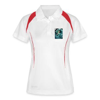 Oceanic Sea Goddess - Women's Polo breathable - white/navy - Front