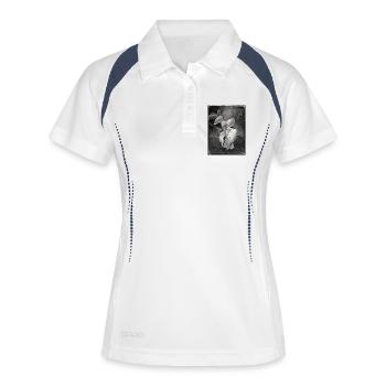 Dark Pelicans - Women's Polo breathable - white/navy - Front