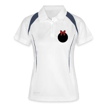 Bagatelle - Polo respirant Femme - blanc/marine - Devant