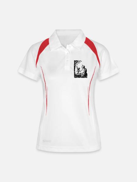 Fairy Fixing a Robot - Women's Polo breathable - white/navy