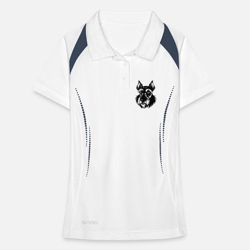 Schnauzer géant Polo respirant Femme