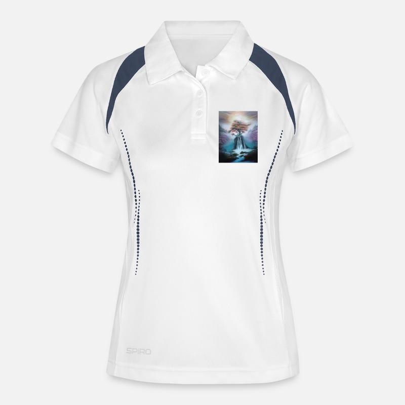 Dreamscape - Women's Polo breathable - white/navy