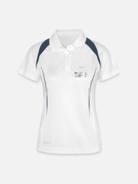 It all Starts with a Dream - Women's Polo breathable - white/navy