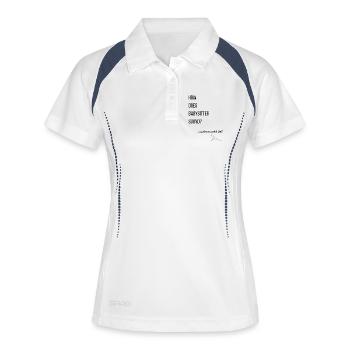 How does babysitter sound? - Women's Polo breathable - white/navy - Front