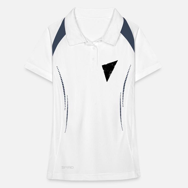 Triangle | Polygon | Triangle Women's Polo breathable