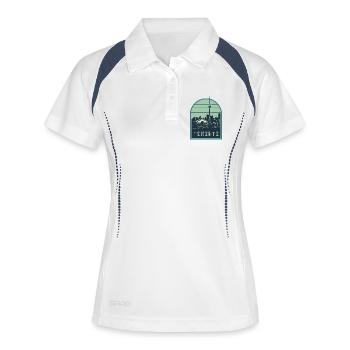 Toronto Skyline Arc Vintage Badge - Women's Polo breathable - white/navy - Front