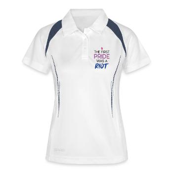 LGBT Pride Month - The First Pride Was a Riot - Women's Polo breathable - white/navy - Front