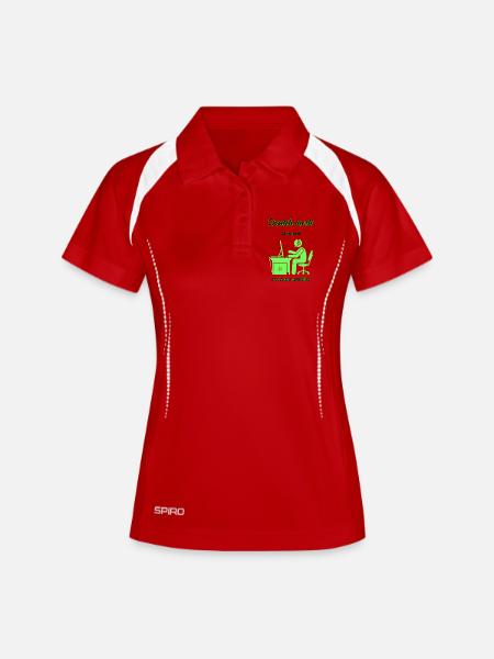 Stealth Mode Active - Women's Polo breathable - white/navy