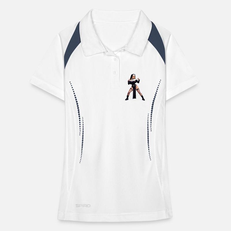 Super-Ehefrau-Nonne Frauen Polo atmungsaktiv