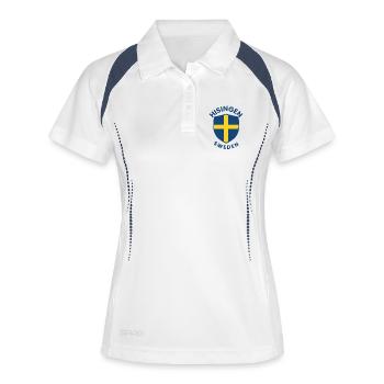 Hisingen Sweden Crest - Women's Polo breathable - white/navy - Front