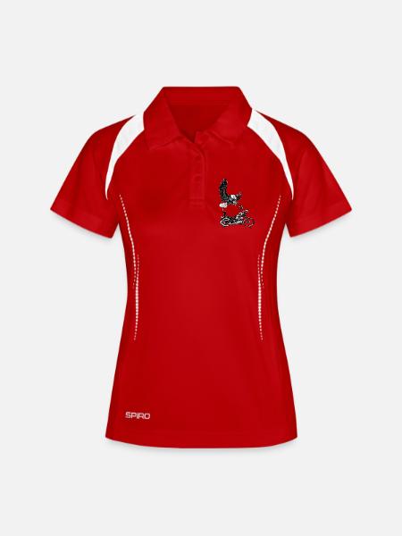 0906 eagle chopper knucklehead - Women's Polo breathable - white/navy