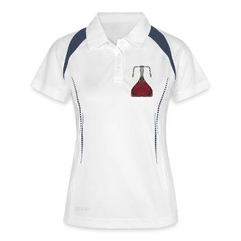 Funniest toy of the 70s and 80s - Women's Polo breathable - white/navy - Front