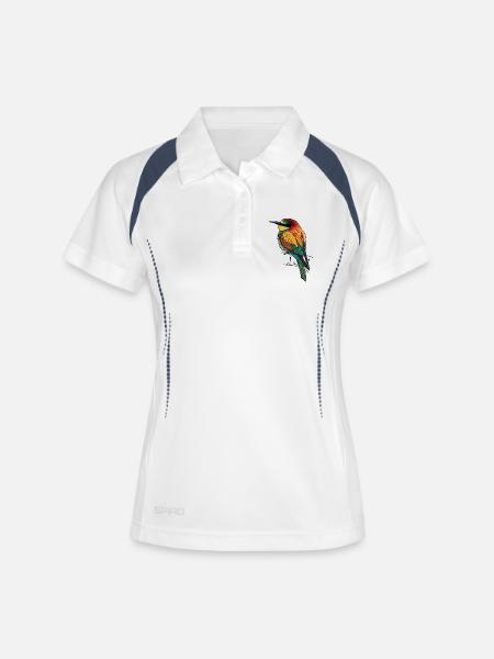 Bee-eater - Women's Polo breathable - white/navy