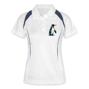 Penguin - Women's Polo breathable - white/navy - Front