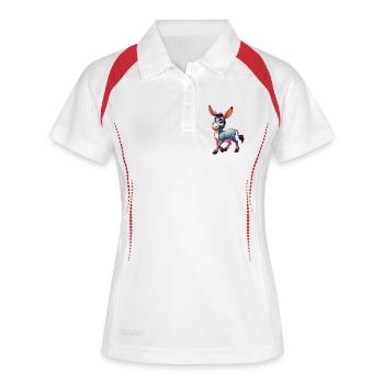 Donkey Mule - Women's Polo breathable - white/navy - Front