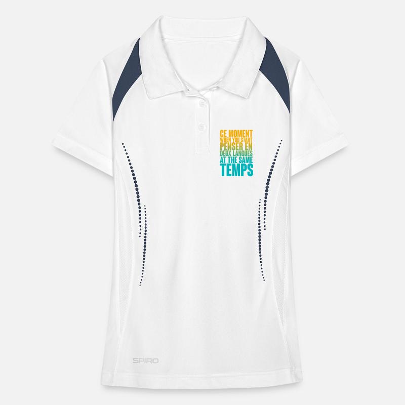 DICTON COOL POUR LES MULTILINGUES, LES INTERNATIONAUX Polo respirant Femme