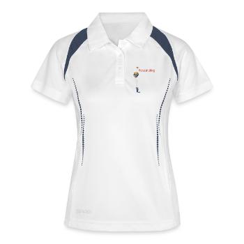 Parachuting - Women's Polo breathable - white/navy - Front