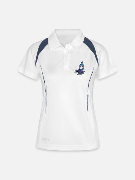 Blueberry Gnome - Women's Polo breathable - white/navy