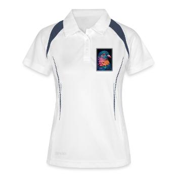 Pigeons Pigeon - Women's Polo breathable - white/navy - Front