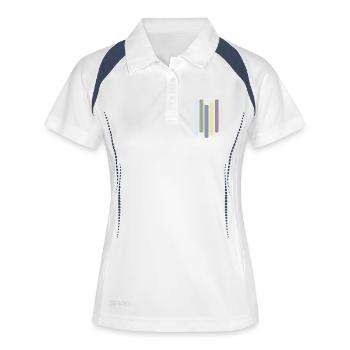 Eve Nord Style 26 - Frauen Polo atmungsaktiv - Weiß/Navy - Vorne
