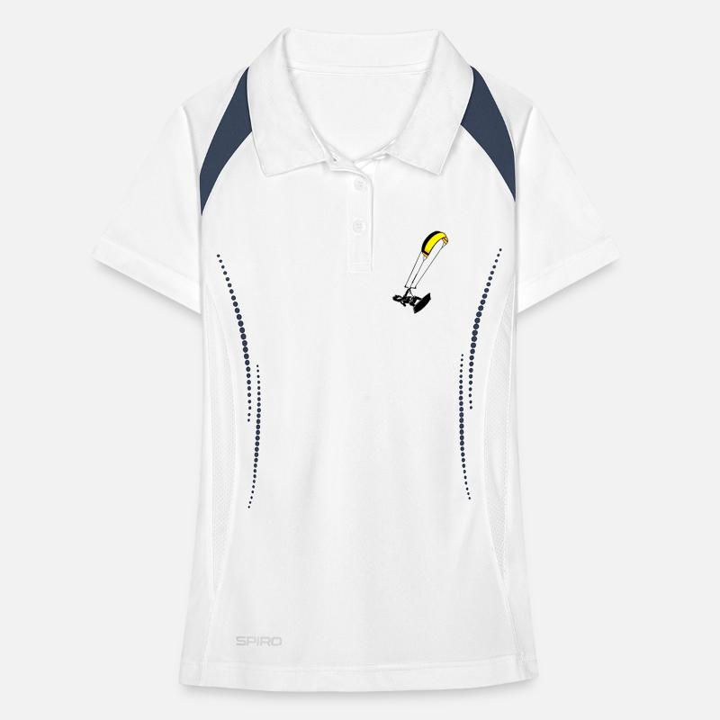 Kitesurfeur flex Polo respirant Femme