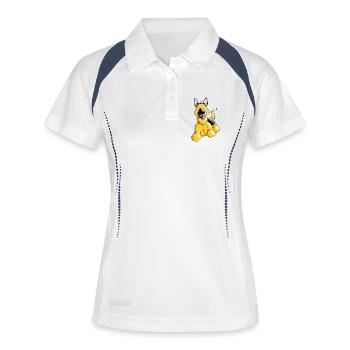 German Shepherd Dog - Breed - Dogs - Women's Polo breathable - white/navy - Front