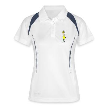 Toitoiseau - Volucris Culminis - Polo respirant Femme - blanc/marine - Devant