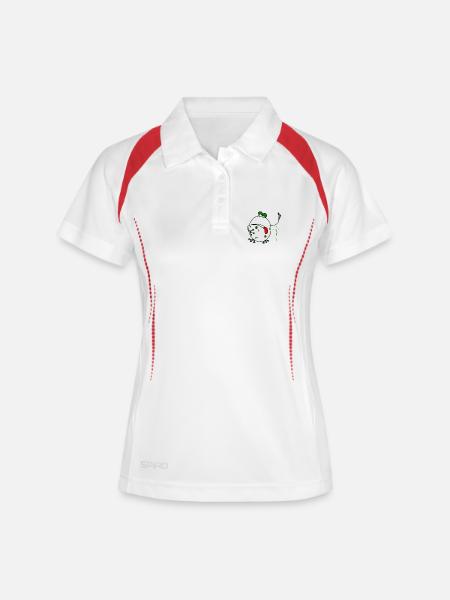Exhausted Frog © Chyropterum Innoxius - Women's Polo breathable - white/navy