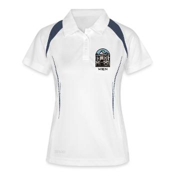 Vienna - Hofburg - Women's Polo breathable - white/navy - Front