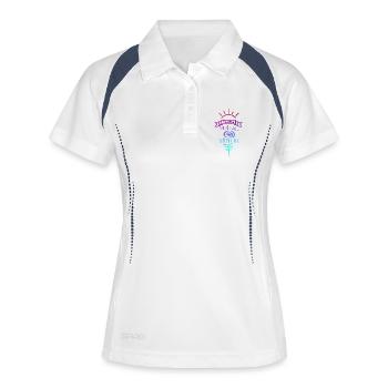 Positive Mental Attitude - Women's Polo breathable - white/navy - Front