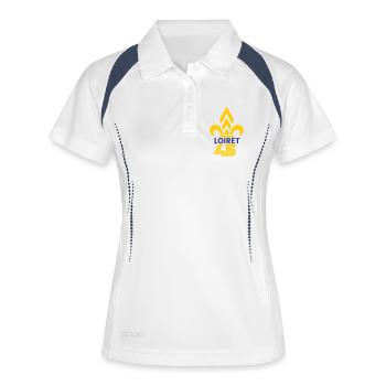 Fleur de Lys Loiret 45 - Women's Polo breathable - white/navy - Front