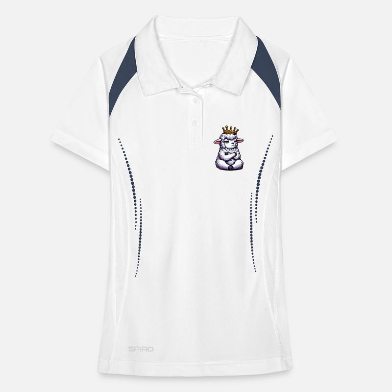 Sheep Sheep Shepherd Sheep Keeper Ram Women's Polo breathable