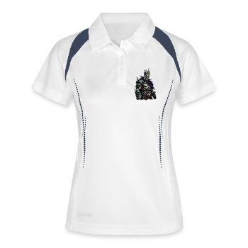 Annonciateur du Prince de la Mort - Polo respirant Femme - blanc/marine - Devant