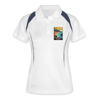 Discover Beauty of Villefranche-sur-Mer in France - Women's Polo breathable - white/navy - Front
