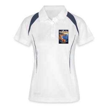 Explore Beauty of Villefranche-sur-Mer in France - Women's Polo breathable - white/navy - Front