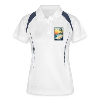Experience Canary Islands and Tenerife in Spain - Women's Polo breathable - white/navy - Front