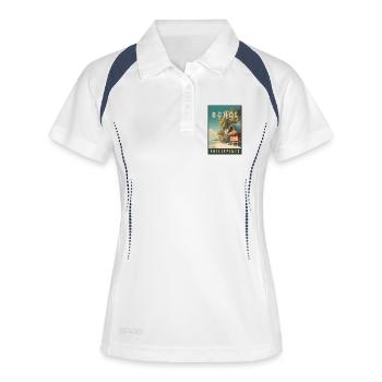 Explore Tropical Island of Bohol in Philippines - Women's Polo breathable - white/navy - Front