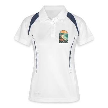 Explore Sayulita Mexico Tropical Paradise - Women's Polo breathable - white/navy - Front