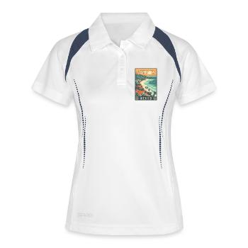 Discover Sayulita Mexico Tropical Paradise - Women's Polo breathable - white/navy - Front