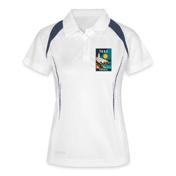 Experience Captivating Faro in Portugal - Women's Polo breathable - white/navy - Front