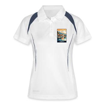 Discover Enchanting Marmaris in Turkey - Women's Polo breathable - white/navy - Front
