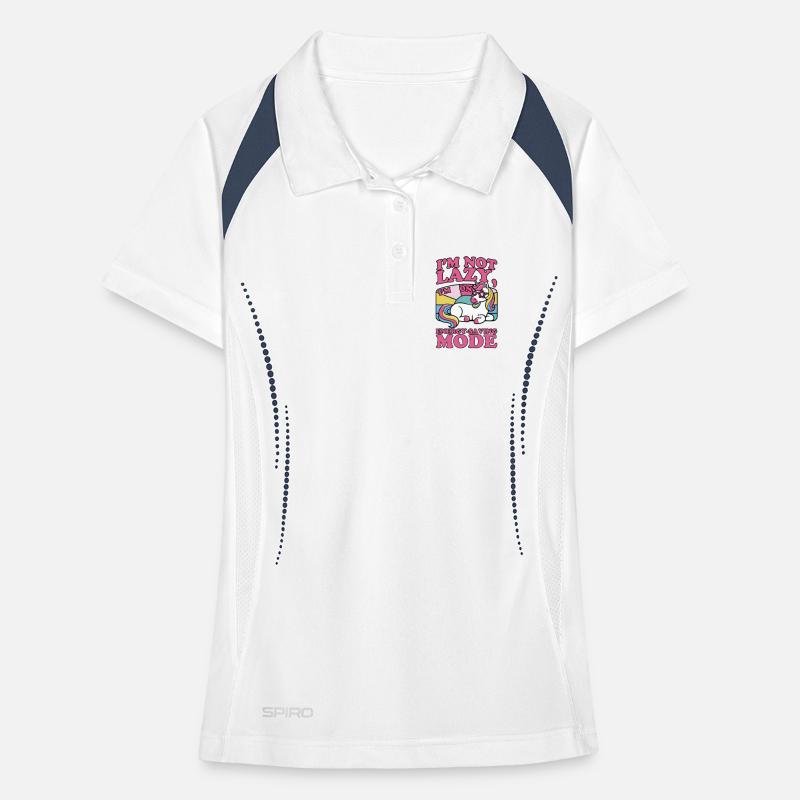 Not lazy in Energy Saving Mode Women's Polo breathable